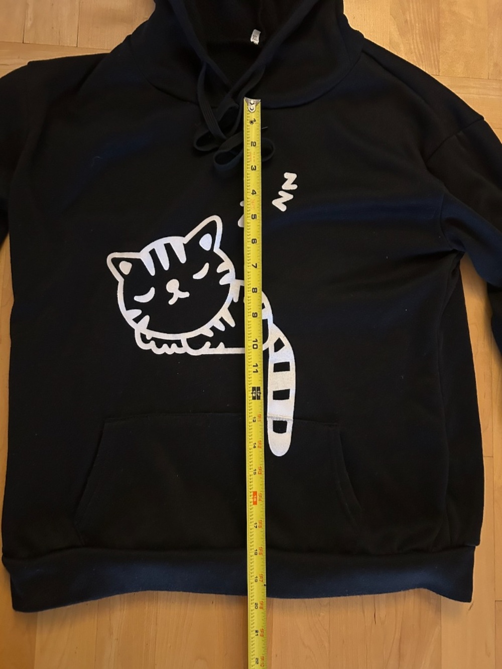 Sleepy cat hoodie with cat ears | Kids XL - Picture 2 of 7